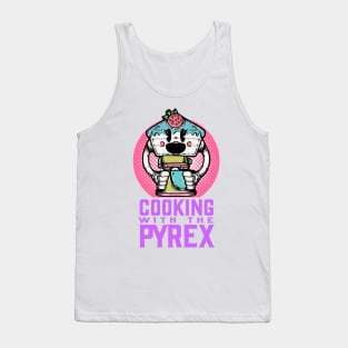 the joys of cooking with text Tank Top